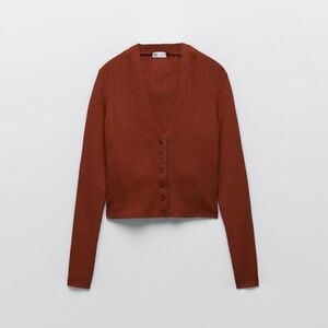 NWOT Zara Cropped Cardigan